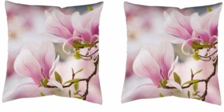 HOME WOHNIDEEN Dekokissen MAGNOLIA, Kissenhülle mit Füllung, 1 Stück