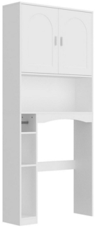 FUFU&GAGA Hochschrank Toilettenregal, 80*25*180cm, MDF