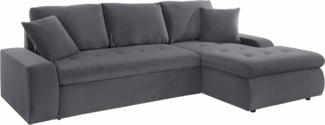 TRENDMANUFAKTUR Ecksofa Indie II, tolle Detailverarbeitung, bequem und komfortabel im Sitz, XL und XXL, wahlweise mit Bettfunktion, L-Form