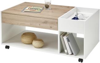 Couchtisch >Elfi< in Weiß - 110x44x60cm (BxHxT)