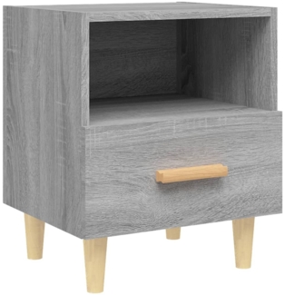 vidaXL Nachttisch Grau Sonoma 40x35x47 cm 817299