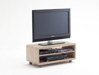 Lowboard Jerome 79 x 35 x 39 cm Eiche sägerau TV-Board TV-Möbel TV-Schrank