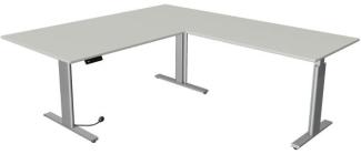 Kerkmann Sitz-/Stehtisch Move 3 BxT 200x180cm (mit Anbautisch) silber/