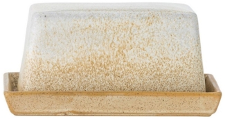 Bloomingville Butterdose Bloomingville Paula Butterdose, Natur, Steingut, Steingut