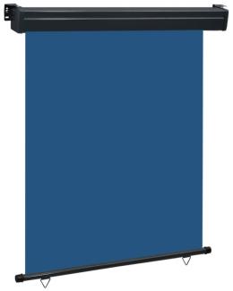 vidaXL Balkon-Seitenmarkise 145x250 cm Blau 48426