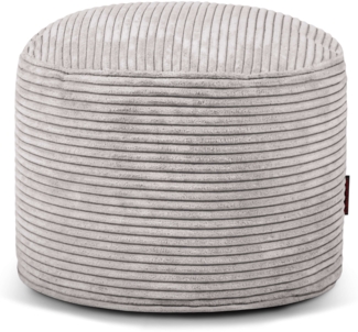 Sitzsack ‘Mini‘, Bezugstoff - Waves, 100% Polyester, White Grey, 30x40x40 cm cm.