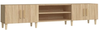 TV-Schrank Lowboard TV Sonoma-Eiche 180 x 31,5 x 40 cm Holzwerkstoff