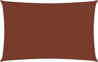 vidaXL Sonnensegel Oxford-Gewebe Rechteckig 2,5x5 m Terrakotta-Rot