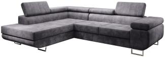 Furnix Ecksofa ZANTE Sofa mit Schlaffunktion Bettkasten und verstellbaren Kopfstützen, mit Relaxfunktion