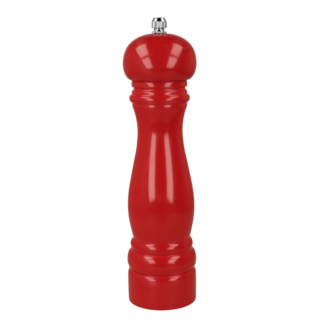 METALTEX 586044041 Pfeffermühle 22 cm in Rot lackiert, Holz