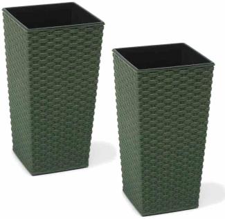 SIENA GARDEN Eco Paris 2er Set 25cm grün