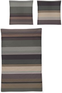 Irisette Mako-Satin Bettwäsche Set Sky 8424 multi 240x220 cm + 2 x Kissenbezug 80x80 cm