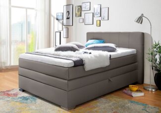 INOSIGN Boxspringbett Airdrie, inkl. Bettkasten und Topper
