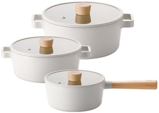 NEOFLAM® Topf-Set FIKA Topf Set 3tlg, Aluminiumguss (3-tlg)