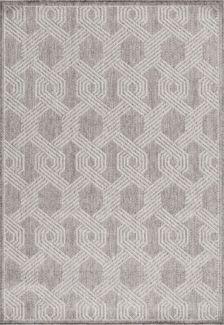 Outdoor Teppich Alessio Läufer - 80x150 cm - Grau