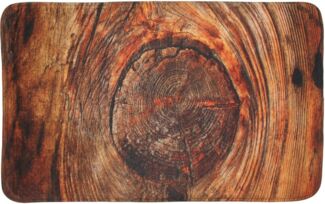 Sanilo Badematte Rustikal, 50 x 80 cm, sehr weich, rutschfest, waschbar und schnelltrocknend, 100% Polyester