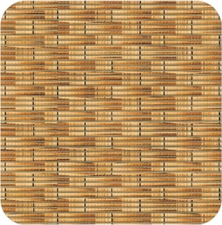 matches21 HOME & HOBBY Badematte Badezimmer-Matten 2er Set als Bad-Teppiche Rattan braun 80, 48 cm, Höhe 4.8 mm, Kunststoff, Rutschfeste Bad-Matten als Badezimmerteppiche für Wand-WC