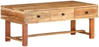 vidaXL Couchtisch 100x50x40 cm Massivholz Akazie 322669