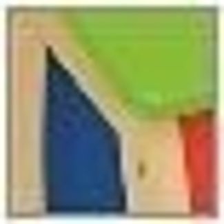 roba Kindertruhenbank - Massivholz und MDF - Rücken und Sitzfläche mehrfarbig lackiert