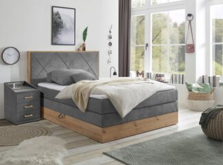 ED EXCITING DESIGN Boxspringbett Bellevue, inkl. Bettkasten, wahlweise mit Matratze und Topper