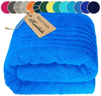 Lashuma Saunatuch XXL Handtuch London, Frottee (1-St), Badetuch Damen & Badehandtuch Herren 100x200 cm - Saunahandtuch 80x220