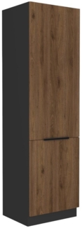 ROYAL24_MARKT Hochschrank - Maximale Stauraumlösung für Ihre Küche (Küchenschranken, 1-St, Premium - 60 DK-210 2F – MONZA) Edle Stoffe - Eleganter Look - Hohe Güte