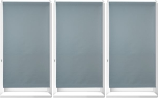 3 x Verdunkelungsrollo grau 90x210 cm 10023066