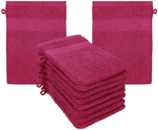 Betz Waschhandschuh 10 Stück Waschhandschuhe Palermo Frottee Größe 16 x 21 cm