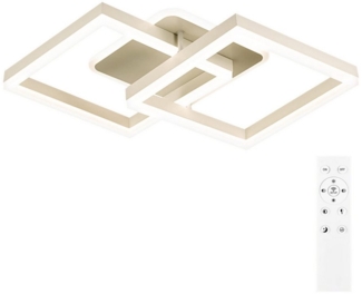 Auralum LED Deckenleuchte 3000-6500K Dimmbar LED Deckenlamape 40W mit Fernbedienung, Kaltweiß/Naturweiß/Warmweiß, für Schlafzimmer, Küche, Flur