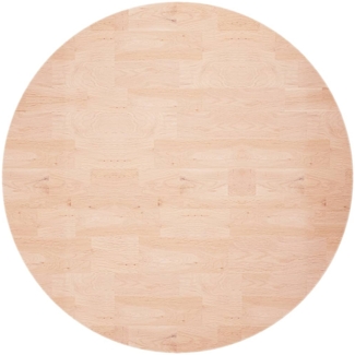 vidaXL Runde Tischplatte Ø70x1,5 cm Unbehandeltes Massivholz Eiche 342897