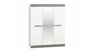 Stylefy Keno Drehtürenschrank I Schneekiefer New Grey