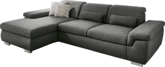 Die PlanBar Ecksofa MP-IN17041 L-Form, mit Sitztiefenverstellung, optional Kopfteilverstellung & Bettfunktion