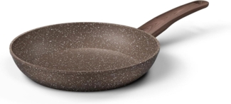Antihaft Bratpfanne 24cm Klein Induktion Granit Beschichtung PFOA Frei