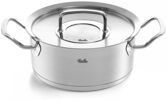 Fissler pure-profi collection Kochtopf mit Metalldeckel 20 cm Ø 2,6 L