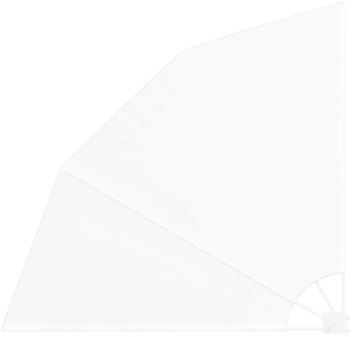 vidaXL Balkon Sichtschutz Weiß 140 x 140 cm Stoff 42000930