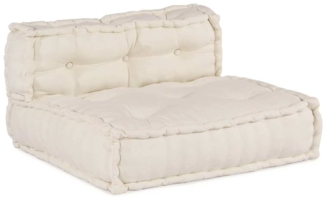 vidaXL Modulares Sofa 4 pcs Creme Stoff 3315063