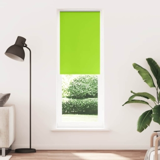 vidaXL Verdunkelungsrollo Grün 75x230 cm Stoffbreite 70,7 cm Polyester 4011331