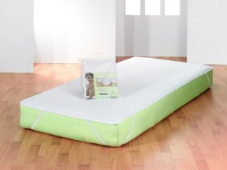 f.a.n. Safe – wasserdichte Matratzenschutzauflage, aus weichem Baumwoll-Frotte, wasserdicht, Größe: 90 x 200 cm