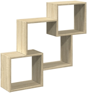 vidaXL Wandschrank 78x18x71 cm Sonoma Eiche Holzwerkstoff 854807