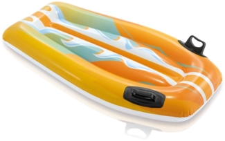 Intex Luftmatratze Bodyboard - Joy Rider (112x62cm), mit zwei stabilen Haltegriffen