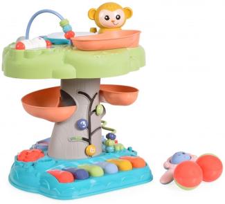 Moni Kinder Musikspielzeug Wisdom Tree Paradise YL605 Musik Licht Klaviertasten bunt