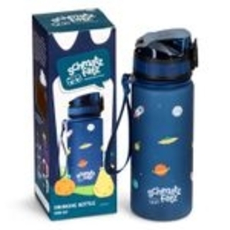 Klarstein Trinkflasche 0,5L, Sport Trinkflasche zum Wandern, Schule & Fitnessstudio, Geschmacksneutrale Wasserflasche Auslaufsicher, Trinkflasche mit Fruchteinsatz, Fitness Trinkflasche BPA-Frei, Blau