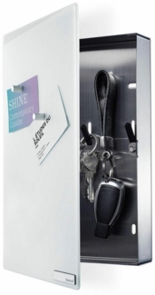 Blomus VELIO 65370 Schlüsselkasten Glasmagnettafel Hochformat B20cm H30cm