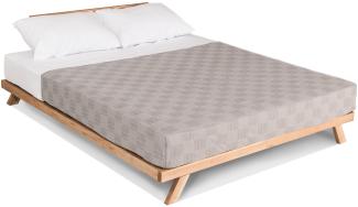 Marior HOME 'ALLEGRO' Doppelbett, 160x200, Buchenholz, Unbehandelt