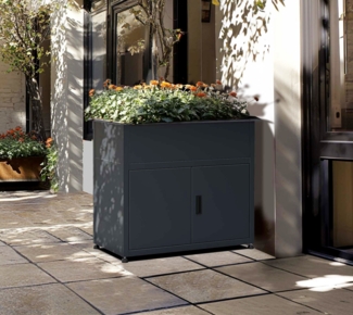 Westmann Plexa | Metall Hochbeet mit Stauraum |