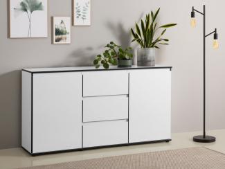 HELA Sideboard Ariana, mit angeschrägten Griffmulden, Breite 160 cm