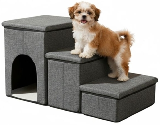Faltbare Hundetreppe mit 3 Stufen 10051887_709