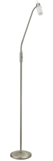 JUST LIGHT 11938-55 LED Stehleuchte 1-flammig 3000K GU10 Stahl