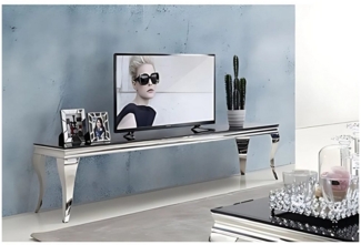 alesvelt TV-Bank Milano Tischplatte aus Glas 180 cm