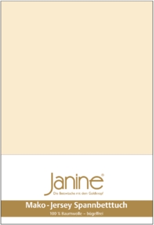 Janine Mako Jersey Spannbetttuch Bettlaken 140-160x200 cm OVP 5007 27 leinen